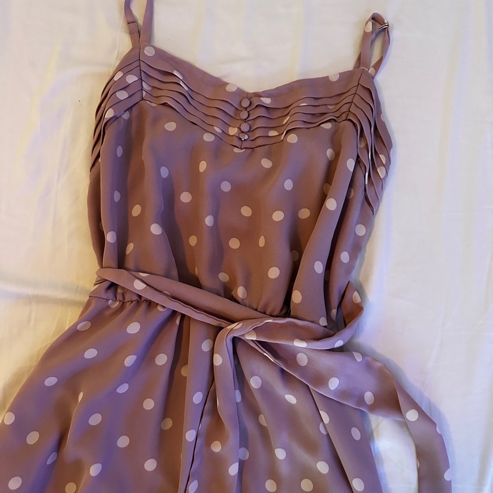 Polka Dot Sleeveless Dress